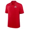 Nike Ohio State Sideline Victory Stripe  Men's Dri-fit College Polo