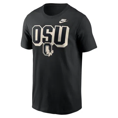 Nike Ohio State Team Bold  Men's College T-shirt In Black