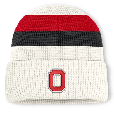Nike Ohio State  Unisex College Cuffed Beanie In White
