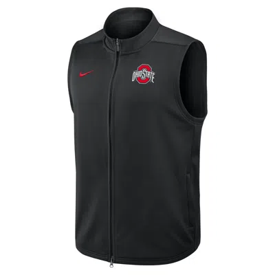 NIKE OHIO STATE VICTORY  MEN'S THERMA-FIT COLLEGE FULL-ZIP VEST,1015865277