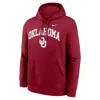 Nike Oklahoma Arch  Men's College Pullover Hoodie In Red