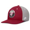 Nike Men's Crimson/gray Oklahoma Sooners Prep Pro Performance Snapback Hat In Red