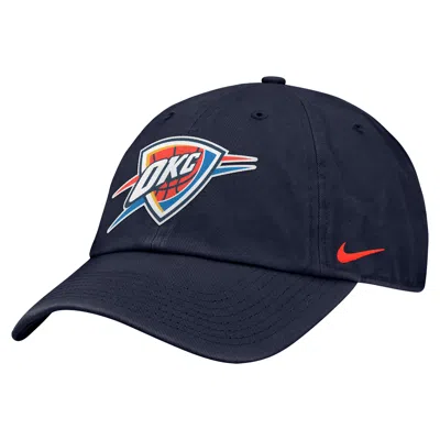 Nike Oklahoma City Thunder Club  Unisex Nba Hardwoods Cap In Blue