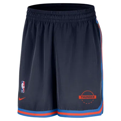Nike Oklahoma City Thunder Dna  Men's Dri-fit Nba 6" Uv Woven Shorts In Blue