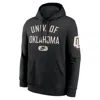 Nike Black Oklahoma Sooners Club Fleece Fashion Hoodie In Black