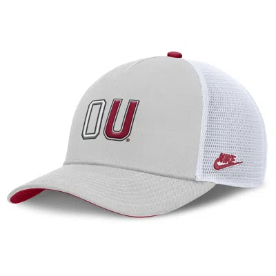 Nike Oklahoma Legacy Basketball Rise  Unisex College Trucker Adjustable Hat In Gray