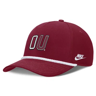 Nike Oklahoma Legacy Basketball Rope Rise  Unisex College Adjustable Hat In Red