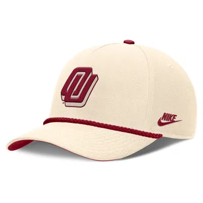 Nike Oklahoma Legacy Vintage Rope Rise  Unisex College Adjustable Hat In Neutral