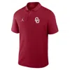 Nike Oklahoma Primetime Victory Primary Logo  Men's Dri-fit College Polo In Red