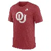 Nike Oklahoma Sooners Blitz Evergreen Legacy Primary  Men's College T-shirt In Red