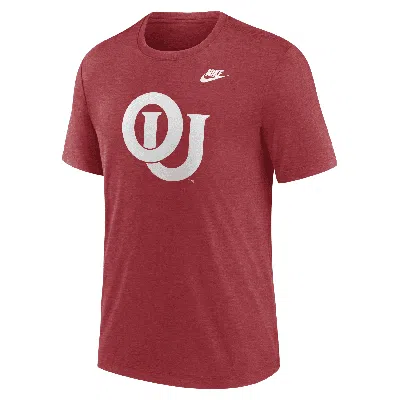 Nike Oklahoma Sooners Blitz Evergreen Legacy Primary  Men's College T-shirt In Red