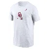 Nike Men's Oklahoma Sooners Primetime Wordmark  College T-shirt In White