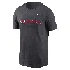 Nike Men's Oklahoma Sooners Primetime Wordmark  College T-shirt In Grey