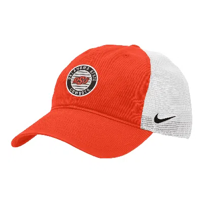 Nike Oklahoma State Heritage86  Unisex College Trucker Hat In Orange