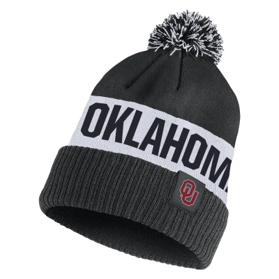 Nike Oklahoma  Unisex College Beanie In Black