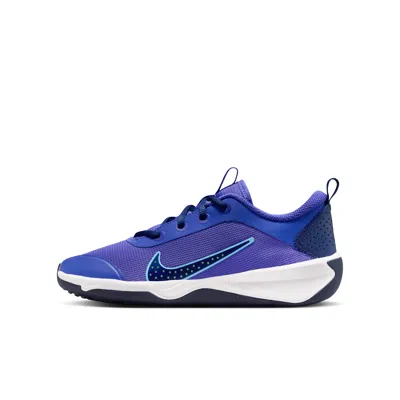 Nike Omni Multi-court Big Kids' Indoor Court Shoes In Blue