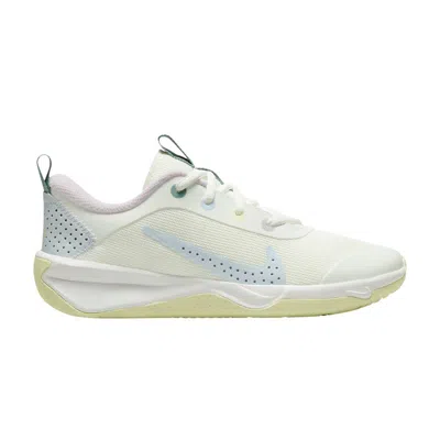 Pre-owned Nike Omni Multi-court Gs 'citron Tint Cobalt Bliss' | White | Kid's Size 5.5