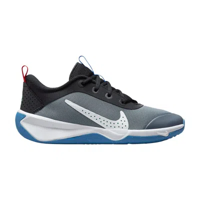 Pre-owned Nike Omni Multi-court Gs 'cool Grey Photo Blue' | Kid's Size 4