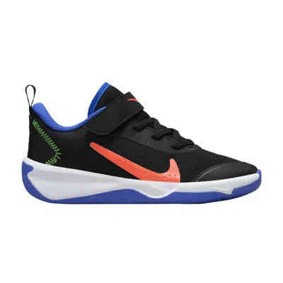 Pre-owned Nike Omni Multi-court Ps 'black Hyper Orange Blue' | Kid's Size 13.5