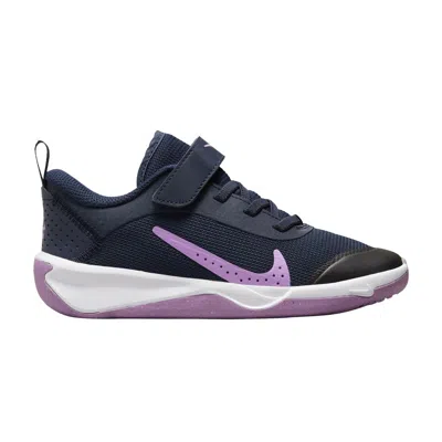 Pre-owned Nike Omni Multi-court Ps 'obsidian Rush Fuchsia' | Blue | Kid's Size 11