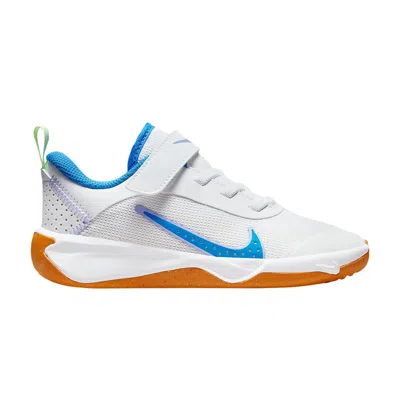 Pre-owned Nike Omni Multi-court Ps 'white Photo Blue' | Kid's Size 3