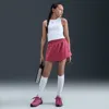 Nike One Big Kids' (girls') Dri-fit High-waisted Skort In Pink