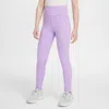 Nike One Big Kidsâ (girls') Dri-fit High-waisted Leggings In Purple