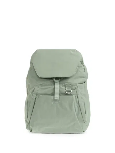 Nike One Buckle-fastening Flap-top Backpack In Green