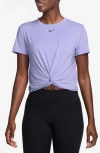 Nike One Classic Dri-fit Twist Front Top In Multi
