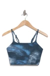 Nike One Convertible Light Support Sports Bra In Armory Navy/armory Navy
