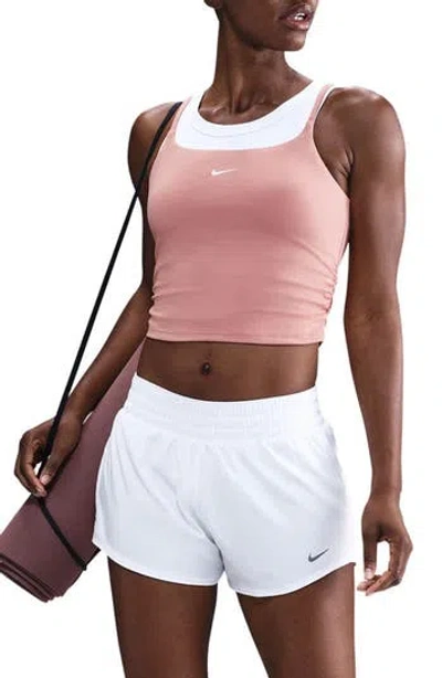 Nike One Dri-fit Camisole In Pink