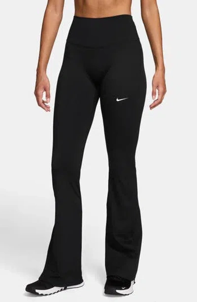 Nike One Dri-fit High Waist Flared Leggings In Multi