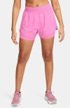 Nike One Dri-fit High-waisted 3-inch 2-in-1 Shorts