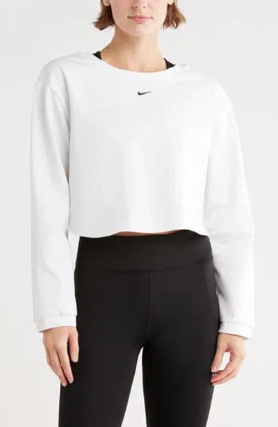 Nike One Dri-fit Mid-layer T-shirt In White