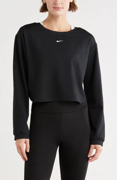 Nike One Dri-fit Mid-layer T-shirt In Black