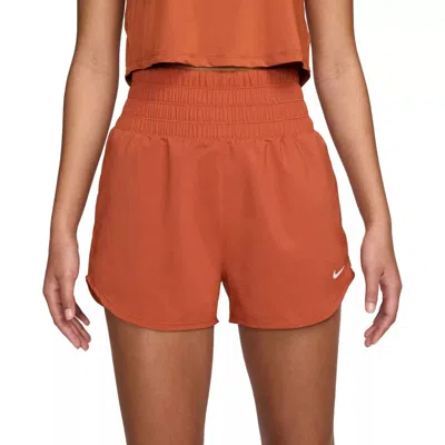 NIKE ONE DRI-FIT SHORTS WOMEN'S BRIEF LINED HIGH-WAISTED ACTIVE DSG129
