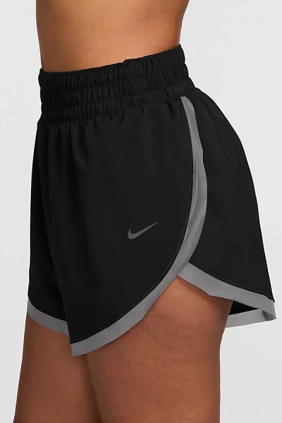 Nike One Dri-fit Ultra High-rise 3" Brief-lined Shorts In Black/(dk Smoke Grey), Women's At Urban Outfitt