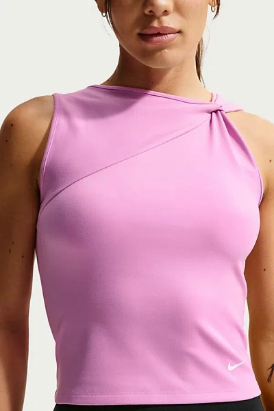 Nike One Women's Dri-fit Tank Top In Pink