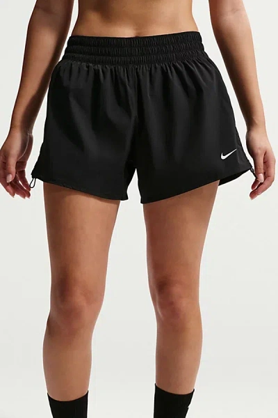 Nike One Dri-fit Brief Lined High-waisted 5" Shorts In Black, Women's At Urban Outfitters
