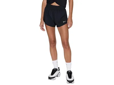 Nike One Dri-fit Mid-rise 3 Brief-lined Shorts In Black