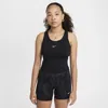 Nike One Fitted Big Kids' (girls') Dri-fit Tank Top In Black
