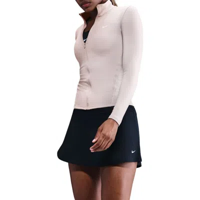 Nike One Fitted Dri-fit Full-zip Jacket In Pink