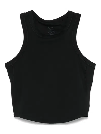 Nike One Fitted Tank Top In Black