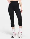 Nike Women's One High Waisted Crop Leggings In Black