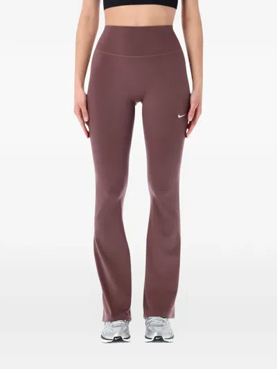 Nike One High-waisted Leggings In Purple