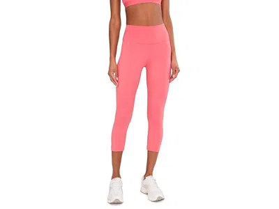 Nike One High-waisted Crop Leggings In Pink