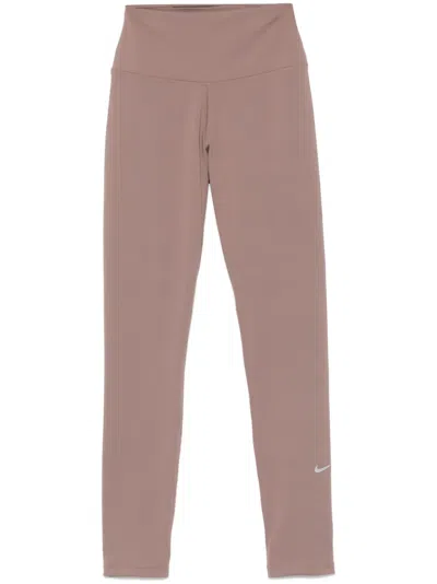 Nike One Leggings In 褐色