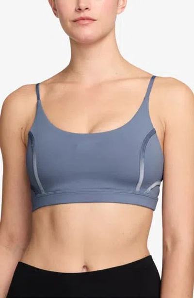 Nike One Light Support Padded Sports Bra In Purple