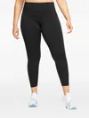 Nike One Mid-rise Leggings In Black