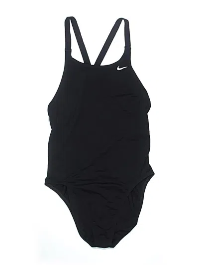 Pre-owned Nike One Piece Swimsuit In Black